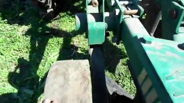 Регулировка навесного плуга перед пахотой. Adjustment Hinged Plow Before Plowing
