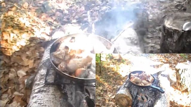 Жарю мясо. Готовлю курицу. смотреть онлайн