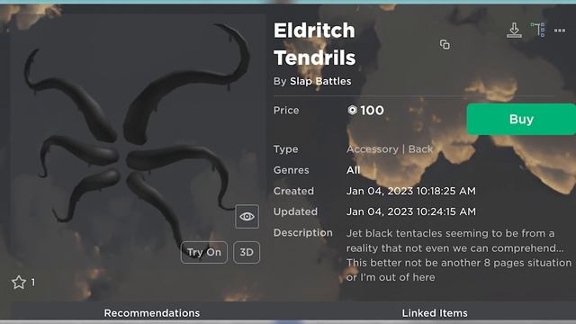 New Bob UGC In Roblox Slap Battles | "Eldritch-Tendrils" смотреть онлайн
