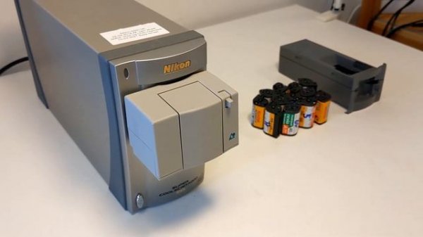 Nikon Coolscan with Nikon IA-20 APS adapter working