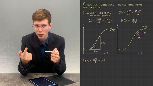 5.1. Средняя скорость неравномерного движения смотреть онлайн