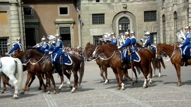 Fujifilm FinePix HS10 Full HD Test video - Changing the Guard at Stockholm Palace смотреть онлайн