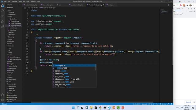 Laravel 8 Authentication With Ajax смотреть онлайн