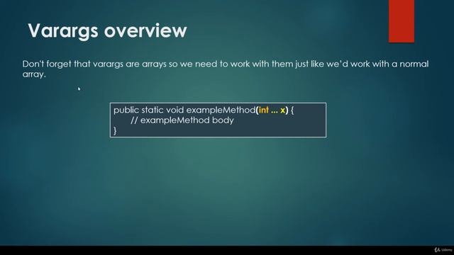 #38 Varargs overview | Java Programming: Step by Step from A to Z смотреть онлайн