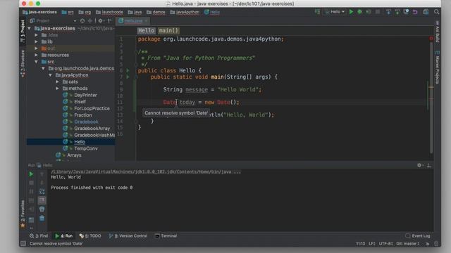 Intro to IntelliJ смотреть онлайн