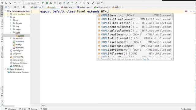 1. Web Components tutorial: panel tag смотреть онлайн