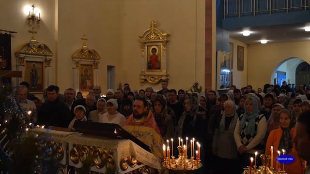 Рождественская литургия Хроника прихода январь 2015 год смотреть онлайн