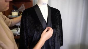 Как сшить кимоно из бархата на шелковой подкладке