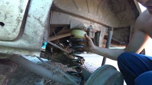 Замена задних пружин на тойоте таун айс.