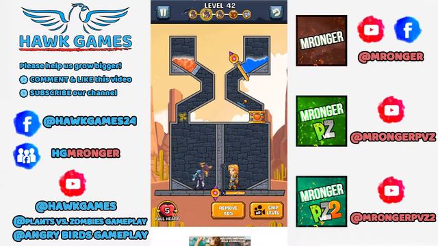 How to Loot 2 - Hero Rescue & Pin Pull Level 41 & 42 смотреть онлайн