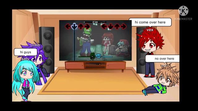 power squad reacts to Mario's madness fnf mod смотреть онлайн