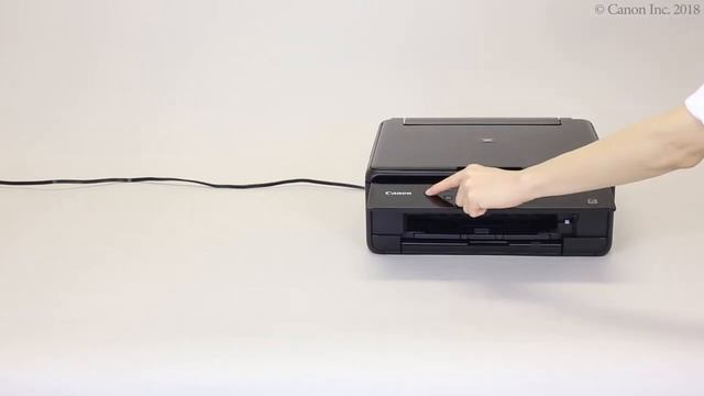 Canon PIXMA TS6220 -- Powering On The Printer смотреть онлайн