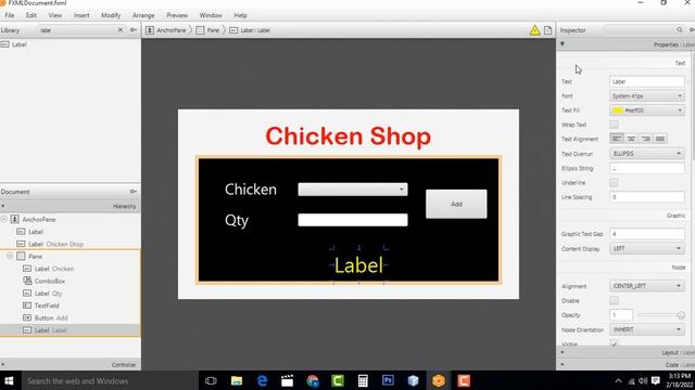 Chicken Shop Inventory using JavaFx | Tamil смотреть онлайн