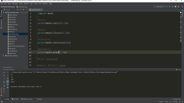 Aprenda Python Através de Exercícios - Aula 22 - Biblioteca Math смотреть онлайн