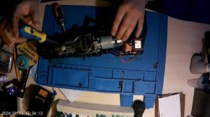 Ремонт аккумуляторной сабельной пилы BORT BRS 21 Li  (1 часть)