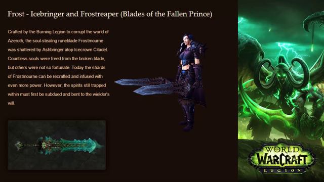 World of Warcraft LEGION: Death Knight Artifact Weapons !! смотреть онлайн