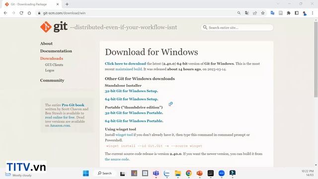 Học Git và Github - Bài 02. Hướng dẫn cách cài đặt Git trên máy cá nhân смотреть онлайн