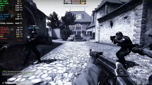CS:GO-i3 10100f-R7 260X 2Gb-8gb Ram@1080p-Low Settings смотреть онлайн