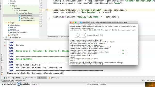 CI Demo - AWS/Jenkins/Restassured смотреть онлайн