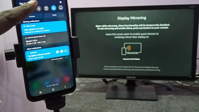 How to Connect Samsung Galaxy A12 to TV | Screen Mirroring | Connect to Smart TV смотреть онлайн