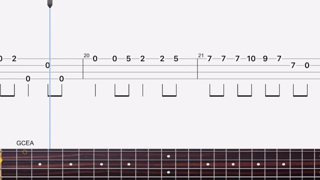 Ukulele Tab “Path of the Wind” My Neighbour Totoro | Joe Hisaishi - play along easy version смотреть онлайн