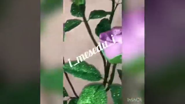 Розы из глиттерного Фоамирана смотреть онлайн