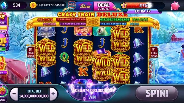 Slotomania Crazy Train Deluxe Amazing Free Spins смотреть онлайн