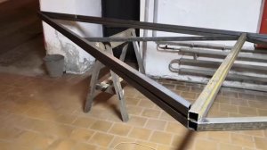 А ты сможешь один собрать навес над входом в гараж?Показываю,как это сделать!