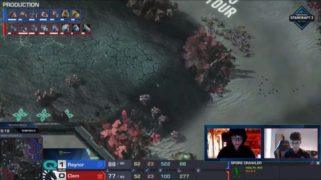 Starcraft 2 - Reynor vs Clem /DH Master 2020 Fall : Season Finals / Semifinals / BO5 / Game 2 смотреть онлайн