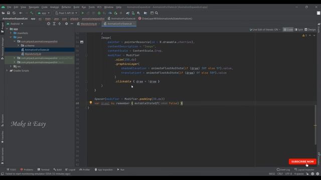 How to implement Animation Expand Lists in Jetpack Compose | Android | Kotlin | Make it Easy смотреть онлайн