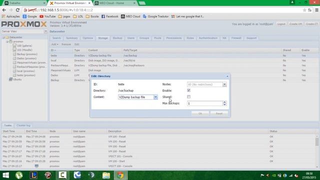 Criar e apagar uma storage no Proxmox смотреть онлайн