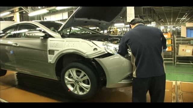 Hyundai Sonata Factory Video. смотреть онлайн