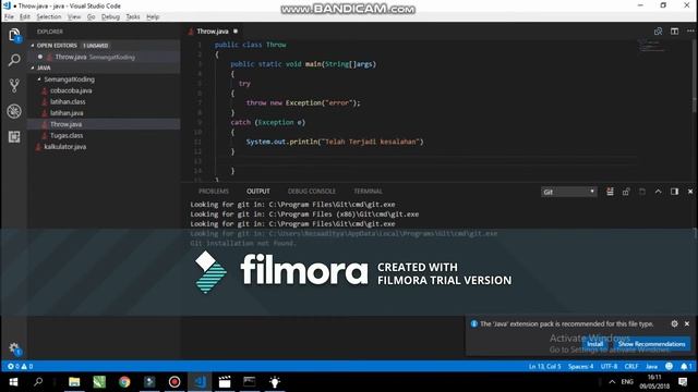 Exception Handling pada Java | Throw & Throws смотреть онлайн