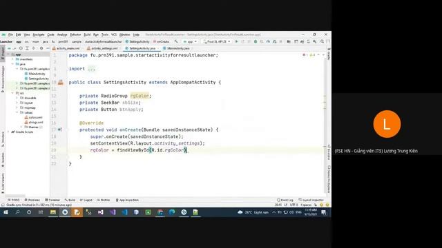 Bài 05 b. Activity For Result Launcher смотреть онлайн