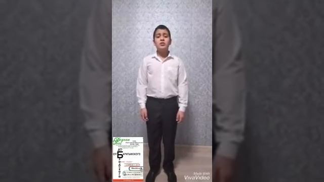 Казымов Элвин, 11 лет, С. Есенин 'Низкий дом с голубыми ставнями...' смотреть онлайн