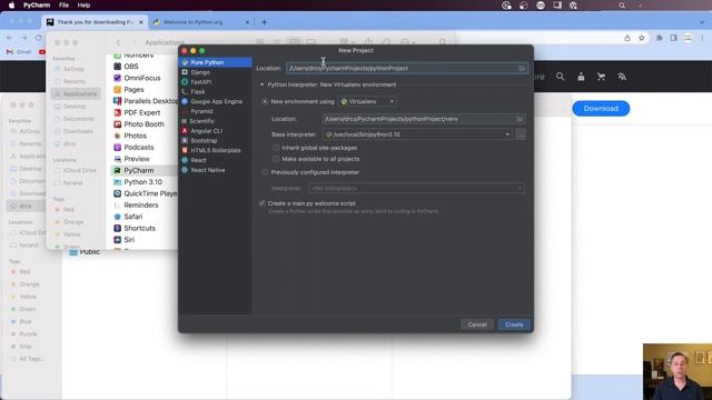 Install Python and PyCharm on macOS смотреть онлайн