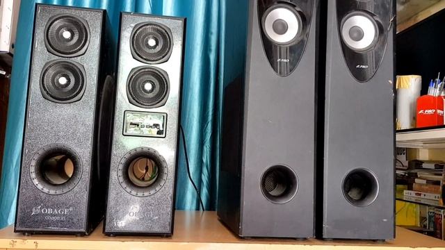 Obage DT-2425 VS F&D T60X INDOOR BATTLEGROUND || Let's see which Tower Speaker is best for you смотреть онлайн