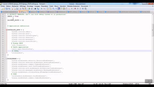 Tutorial : Angular (login /signup) and CRUD using rest API django backend MySQL Database смотреть онлайн