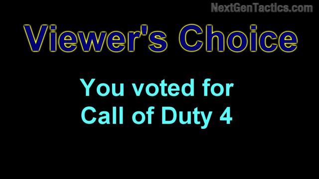 Viewers Choice, Vote for Call of Duty 4 смотреть онлайн