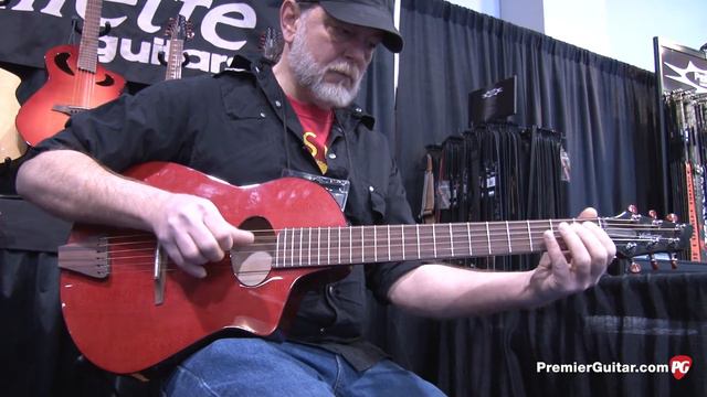 NAMM '13 - Veillette Guitars Grand 16" Baritone 12-String, Merlin, Flyer, & Gryphon 12-String Demos смотреть онлайн