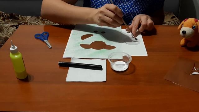 Аппликация "Собачка" для 2 младшей группы смотреть онлайн