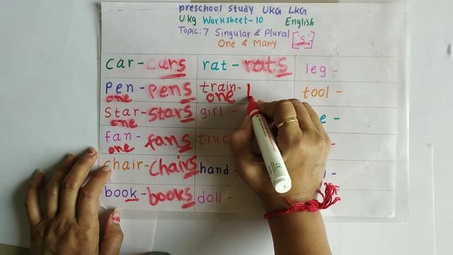 SINGULAR AND PLURAL FOR KIDS//ONE AND MANY #ukgenglishworksheet смотреть онлайн