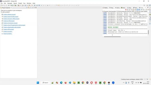 Create a Maven Project in Eclipse IDE (Cucumber BDD - Part 7) смотреть онлайн