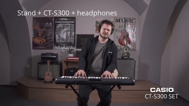 CASIO CT-S300 Electronic Keyboard Bundle смотреть онлайн