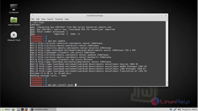 How To Install QCAD On Linuxmint-18.03