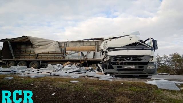 ДТП на трассе Сызрань - Саратов - Волгоград - Каменск-Шахтинский #RCR #RCR