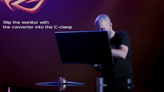 ROG Desk Mount Kit - How to install I ROG смотреть онлайн