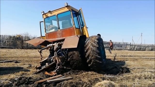 Снятие форсунок, отвалилось колесо на дт-75! смотреть онлайн