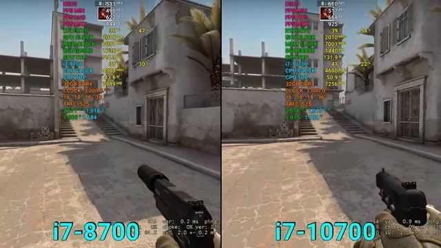 i7-8700 (no K) vs i7-10700 (no K) - 13 GAMES+Cinebench [RTX 3070 - 1080p Low] смотреть онлайн