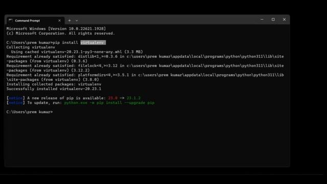 How to install, create, activate and deactivate Python Virtual environment in 2 minutes смотреть онлайн